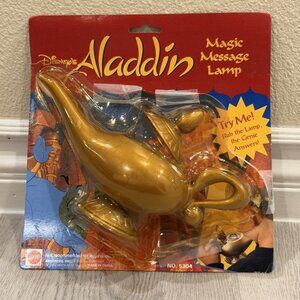 1992 Vintage Disney's Aladdin Genie Lamp Magic Message Lamp New Mattel
